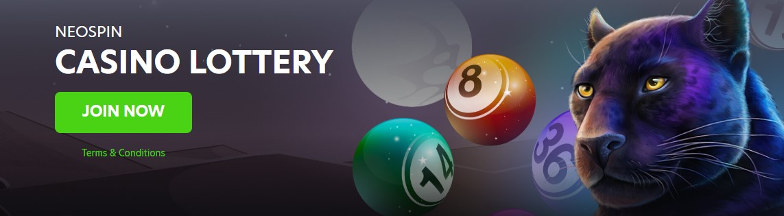 Neospin Casino lottery promotion